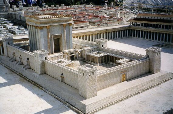 Modell des Jerusalemer Tempels / Foto: Juan R. Cuadra/Wikipedia